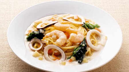 Capricciosa "Seafood Cream Chowder-style Spaghetti" To go & Delivery Limited Special Menu