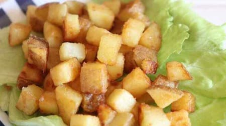 4 "potato recipes" such as "potato dice teriyaki" where chopsticks don't stop! Morning Mac-style "hashed potatoes"