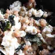 納豆×豆腐「納豆白和え」レシピ！ふんわりねっとり新食感 ごま＆海苔で風味豊かに