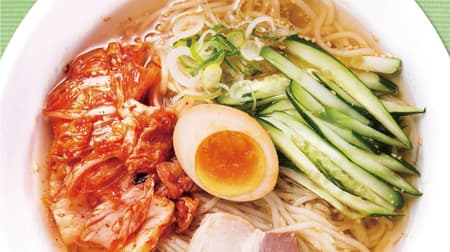 Hidakaya "Cold Noodles" Limited time offer Cold soup with sour taste Special noodles with toppings such as kimchi, char siu, and simmered eggs!