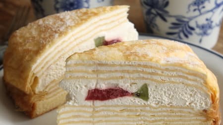 [Tasting] FamilyMart "Mille crêpes with fruit sandwiches" The best of milk crepes and fruit sandwiches!