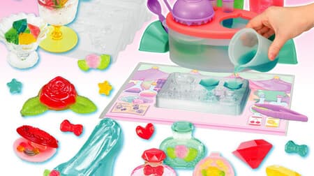 "Gummy Lab Kiratto Station" A cooking toy that can make shining gummy candies! Glass shoes and cosmetic gummy