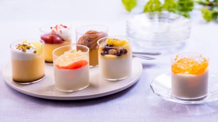 Seijo Ishii Homemade "Petit Cup Dessert A La Carte" Store Limited! 6 kinds of small almond tofu and pudding set