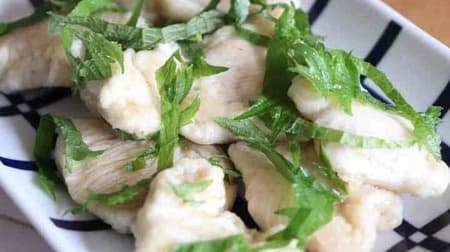 Refreshing Ooba "Chicken breast" such as "Grilled chicken breast with salt" Simple recipe summary! Tsundere and refreshing "Chicken Breast Wasabi Mayo"