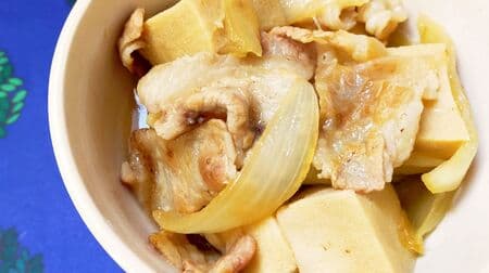 「高野豆腐と豚バラの肉豆腐」レシピ！豚バラ肉の脂の甘みと旨味が染み込んだプルッフワな豆腐が美味い！