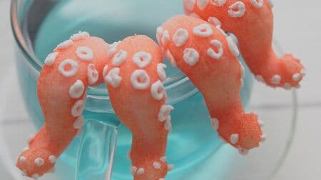 Outstanding impact "Octopus foot sugar" Villevan online! Perfectly compatible with blue herbal tea