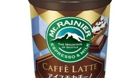 Mount Rainier Cafe Latte Iced Mochaccino" Chocolate flavored cafe latte with added cinnamon!