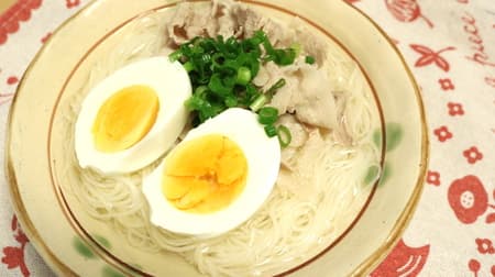 【レシピ】冷たいスープで「豚塩そうめん」さっぱり食べやすい爽やかな一杯！