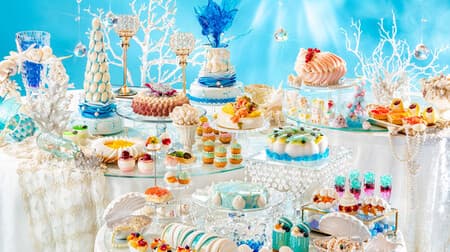 Hilton Tokyo "Crystal Mermaid in White Lagoon" Elegant summer sweets buffet!