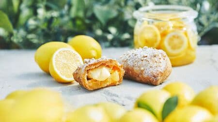 RINGO "Freshly baked lemon custard apple pie" A summer reward pie with a crispy texture and refreshing scent!