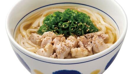 Nakau's "Chicken Salt Udon" - A Seasonal Favorite! Japanese-style dashi broth with a salty sauce and lots of flavor!