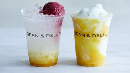 Dean & DeLuca "Passion Cassis Float" "Mango Lassi Frappe" Tropical Frozen of Luxury Fruits!