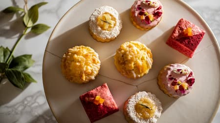 Chabati "Beets and Mint Grapefruit" "Rose and Lychee" "Peach and Coconut" "Mango Cheese Cream" 4 Seasonal Scones! "Lillicoy butter"