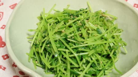 [Recipe] A simple dish "Sesame seedlings with sesame seeds" A saving recipe with a fun crispy texture