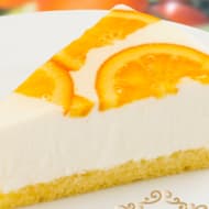 喫茶室ルノアール「オレンジレアチーズケーキ」期間限定！軽やかレアチーズに甘酸っぱいオレンジスライス