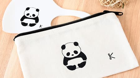 Katanukiya "Special Set" Panda Pouch, Panda Tote Bag, Panda Mask, Unmolded Baum Included! In the online shop