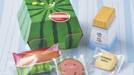 Ginza Cozy Corner "SWeeeeCA Watermelon Box" "SWeeeeCA Watermelon Gift" "Salt Cookies-Use Snow Salt-" Perfect for summer!