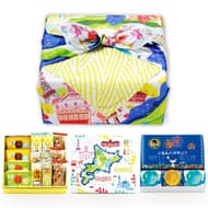 柳月「夏結び（なつむすび）」北海道デザインのふろしき包み！焼き菓子・ゼリーなどお菓子ぎっしり