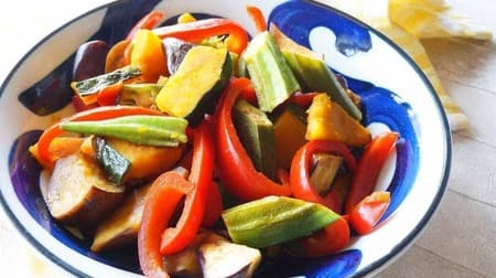 [Recipe] 3 gorgeous "paprika recipes"! "Ethnic stir-fried peppers and paprika" and "Nanbanzuke of summer vegetables" etc.