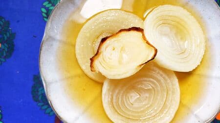 Crispy sweet- "Staining new onion" recipe! Just bake in a toaster and pickle garlic ginger as a secret ingredient