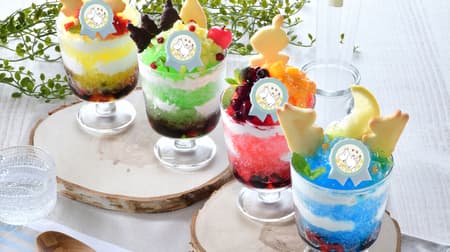 Moomin Cafe "Moomin Day" commemorative menu! "Moomin valley shaved ice parfait with festive brooch" is cute