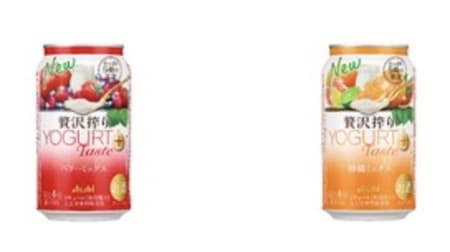 "Asahi Luxury Squeezed Yogurt Taste Plus Berry Mix" "Asahi Luxury Squeezed Yogurt Taste Plus Citrus Mix" Renewal!