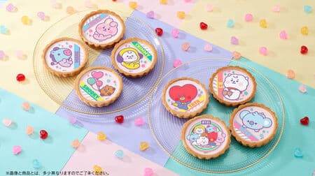 The motif is an illustration of the popular "BABY" arrangement of FamilyMart "BT21 Strawberry Tart"! Stuffed with sweet and sour strawberry flavored mousse