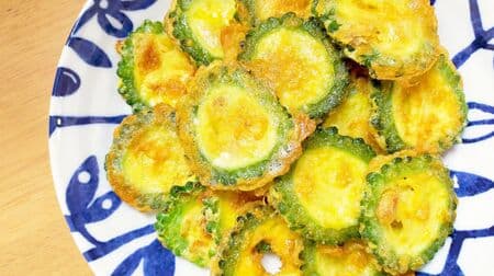 "Piccata of bitter gourd with cotton" recipe! Crispy and juicy to the seeds, time-saving snacks that do not require pretreatment