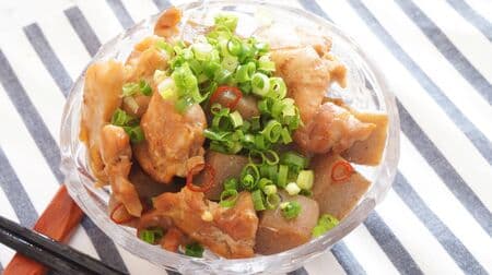 Simple recipe "Chicken konjac boiled" It's delicious even when cold! Strong seasoning that goes well with rice and sake