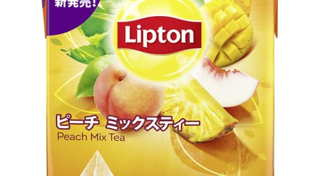 "Lipton Flavor Tea Peach Mixed Tea" A gorgeous new flavor of black tea and peach!