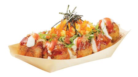 Tsukiji Gindaco "Torotama Meita" Domestic Yam Tororo x Goro and Egg Salad x Plenty of Special Meita Sauce