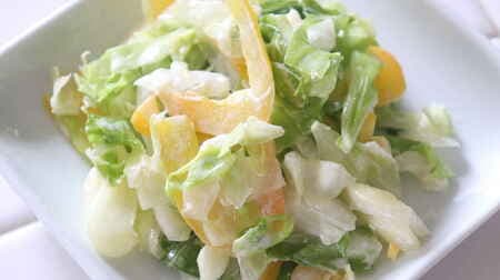 "Cabbage and paprika coleslaw salad" recipe! Crispy sweet and sour refreshing