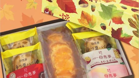 Poe'me Mother "Autumn Gift" "Baby Poe'me" "Chestnut Pie" "Baby Poe'me Anno Imo Sweet Potato Flavor" "Red Madoka Pound Cake" Sweets Assortment!