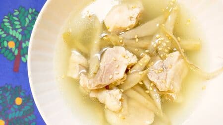 「鶏ごぼうの塩スープ煮」レシピ！ぷりぷりジューシーな鶏もものうまみたっぷり ほっくりごぼうと相性抜群！