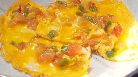 "Open omelet" recipe just to bake without wrapping! Colorful and healthy with plenty of vegetables ♪