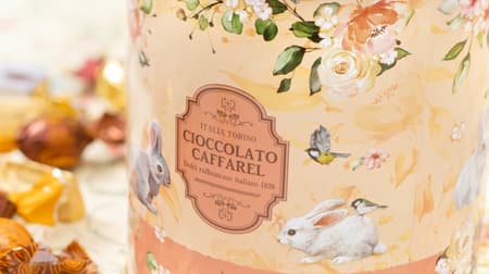 Caffarel "Coniliet" A pot-shaped can with chocolate and an original eco bag!