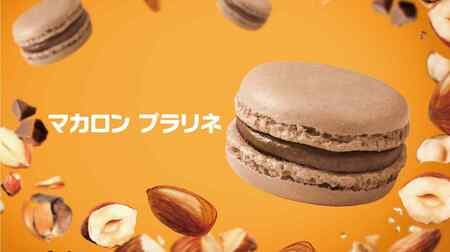 McCafé "Macaron Praline" Hazelnut x Chocolate Cream! "Special macaron set" with drink and To go "macaron box"