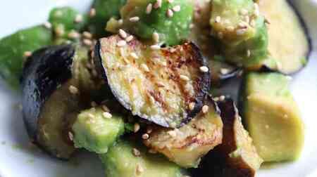 "Eggplant and avocado miso stir-fried" recipe! Slightly sweet miso flavor Eggplant grilled and white gourd