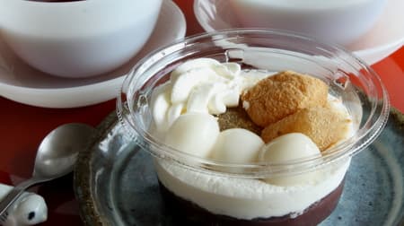 [Tasting] 7-ELEVEN "Warabi mochi and shiratama cream zenzai" "Savory kinako warabi mochi" and "mochimochi shiratama" on bean paste and whipped cream
