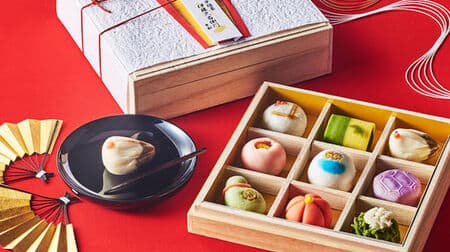 Kyuemon Ito, Kyoto "Kyogashi Osechi" Limited to 4 days This year's theme and zodiac motifs are also available
