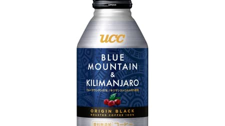 "UCC ORIGIN BLACK Blue Mountain & Kirimanjiaro Recap Can 275g" Tanzania "Masama Kirimanjiaro" included!