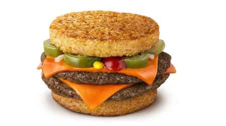 McDonald's "Rice Spicy Dabuchi" Night Mac Limited "Rice Burger" New! Spicy cheese with habanero powder and jalapeno spicy