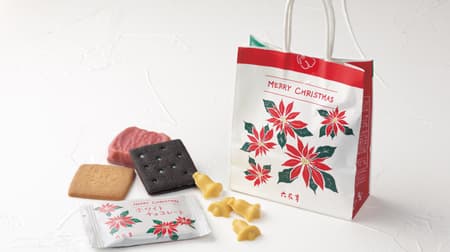 六花亭「クリスマスギフトバッグ」「シュトーレン」「クリスマスホワイトチョコレート」「クリスマスストロベリーチョコ（ホワイト・ミルク）」