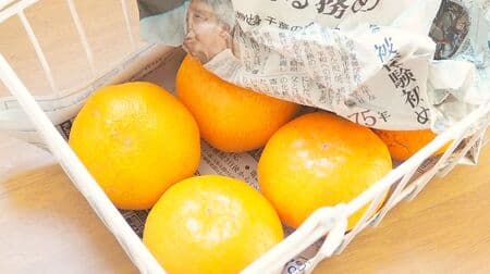 [How to store oranges] If you store them in normal temperature, refrigerated, or frozen cardboard, stack newspapers and oranges alternately.