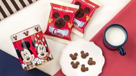 「ミッキーマウス＆ミニーマウス/コーン ショコラ味」Disney SWEETS COLLECTION by 東京ばな奈から！華やかなスペシャル缶も