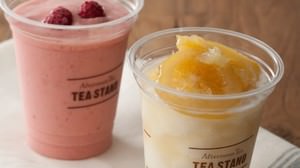 Summer cool drinks such as "Mango Ice Tea" are now available--Afternoon Tea Tea Stand