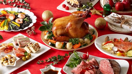 KINOKUNIYA Christmas Joy! "Southern Christmas roast chicken" "Bush de Noel (length about 15 cm)" etc.