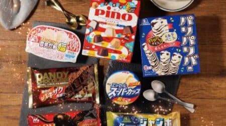 7-ELEVEN "1st target ice bargain sale" "Yukimi Daifuku" "Palm Chocolate" "Pinochocoa Sort Multi" etc.