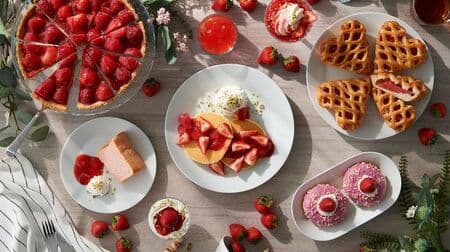 IKEA "Strawberry Fair" "Strawberry Pancake" "Strawberry Tart" "Strawberry Chiffon Cake" and more!