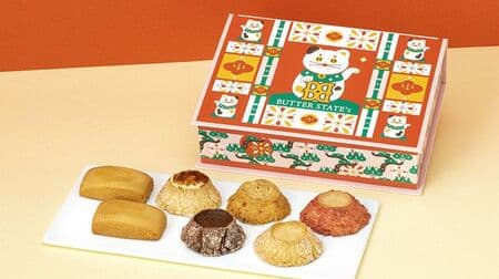 Butter States "New Year States" Manekineko design to celebrate the New Year! With butter-scented cookies and cake